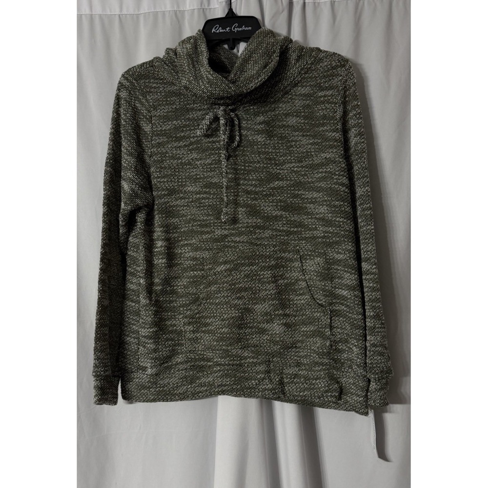 Loveappella Stitch Fix Evie Draw String Funnel Neck Womens Sweatshirt Medium